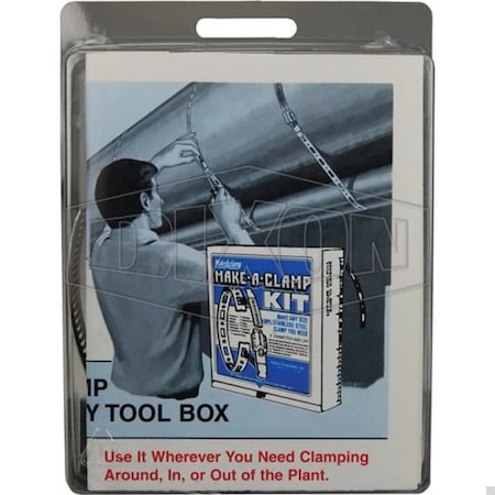 Dixon Worm Gear Make-A-Clamp Kit, SS, Domestic 4007